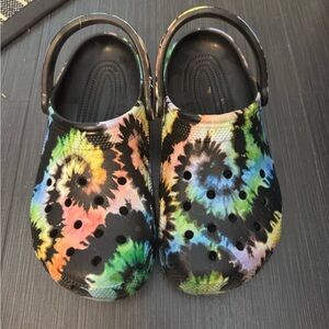 CROCS Multicolor Tie-Dye Clogs